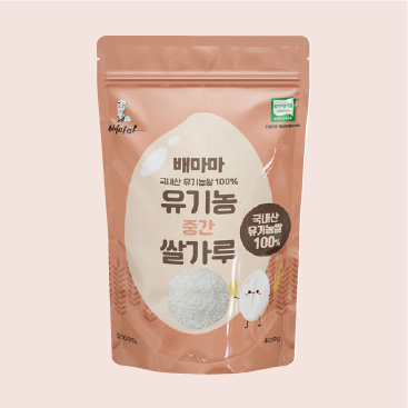 BAEMAMA 유기농 중간 쌀가루