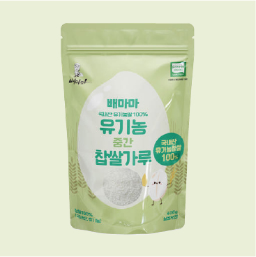 BAEMAMA 유기농 중간 찹쌀가루