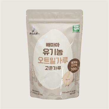 BAEMAMA 유기농 고운 오트밀가루